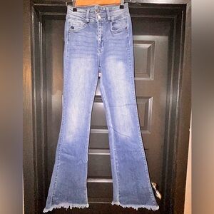 Chic Light Blue Flare Jeans